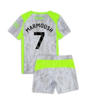 Billige Fotballdrakt Manchester City Omar Marmoush #7 Replika Tredjedraktsett Barn 2025-26 Kortermet (med bukser)